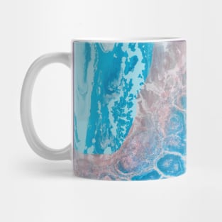 Summer Vibes Marble Waves Mug